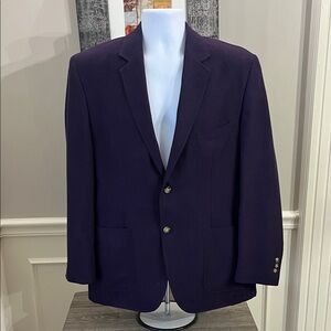 Alan Flusser Deep Purple Blazer